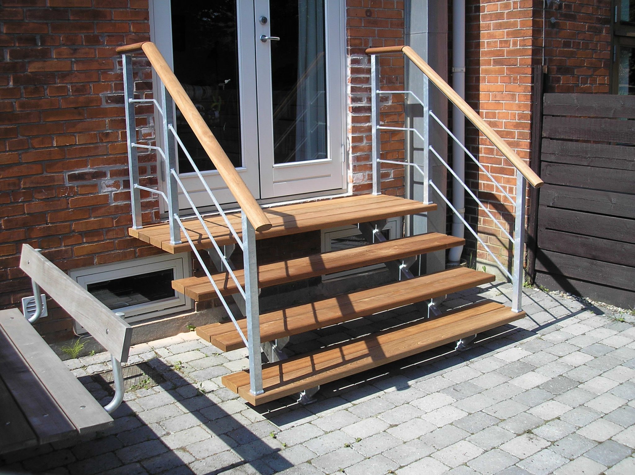 Projekter – christian steel design – er alt i stÃ¥l Altan med trappe